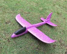 Hand throw airplane EPP Foam Outdoor Launch Glider Plane Kids Toys 48 cm Interesting Launch Throwing Inertial Model Gift funny