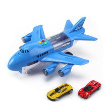 Music Story Simulation Track Inertia Children's Toy Aircraft Large Size Passenger Plane Kids Airliner Toy Car Free Gift Map