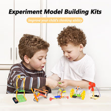 Wooden Catapult Model Kit DIY Trebuchet Educational Science Assembly Building Blocks Toys for Children Physics Experiment Games