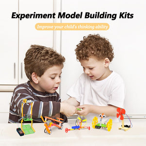 Wooden Catapult Model Kit DIY Trebuchet Educational Science Assembly Building Blocks Toys for Children Physics Experiment Games