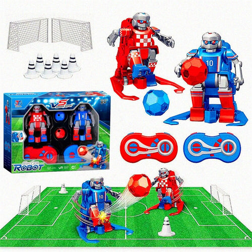 Hot Sale Smart RC Robot Cartoon Play Soccer Robot Remote Control Toys Electric Football Robot Indoor Toys for Children Gifts @A