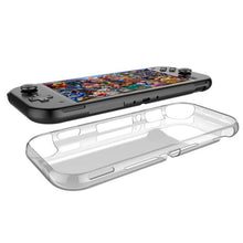 Transparent TPU Crystal Cover Case for Nintendo Switch Lite Game Machine(Transparent Grey)