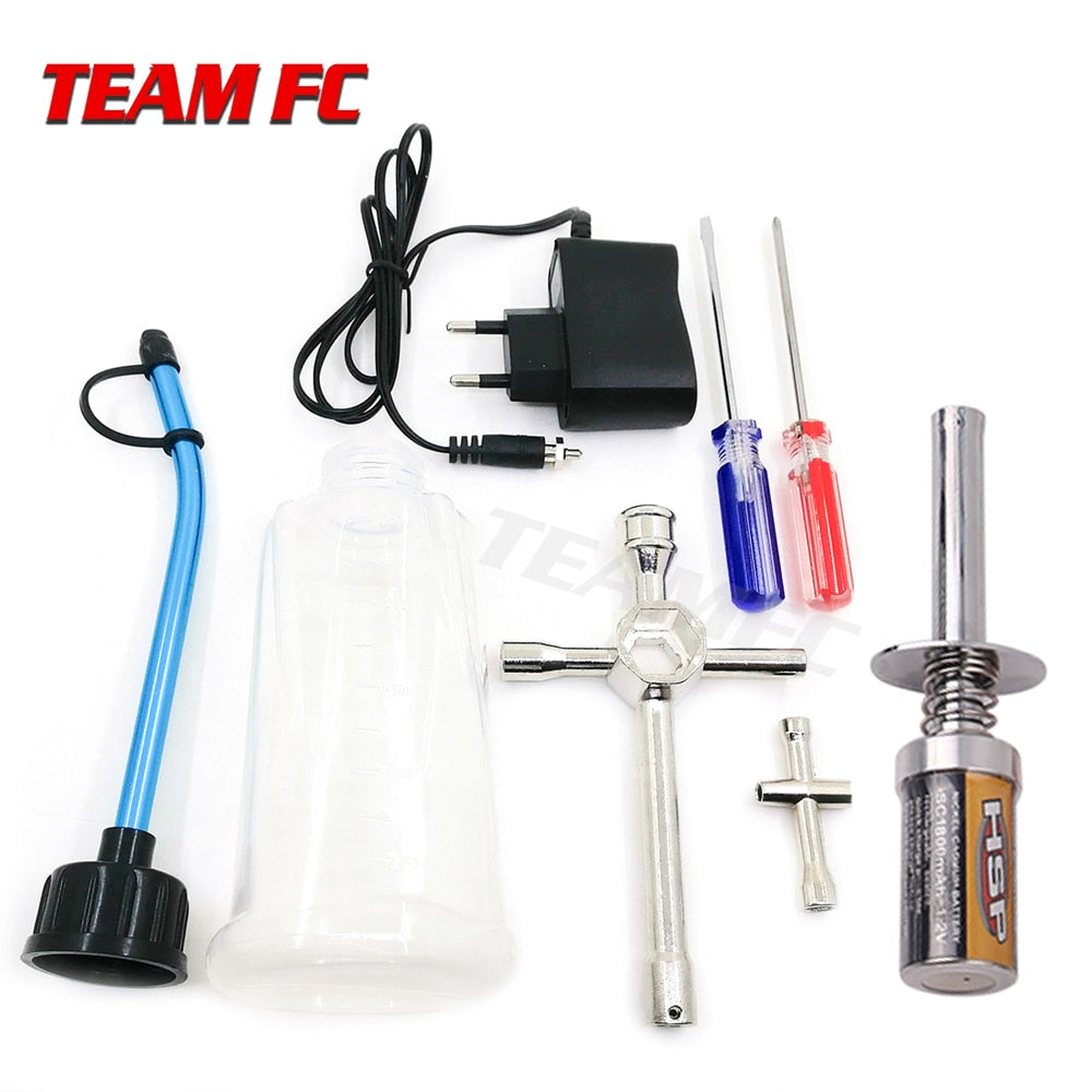 HSP 80141 Rechargeable Glow Plug starter Igniter AC Charger Ignition kit for Gas Nitro Engine Power 1/10 1/8 RC Car Engines