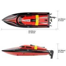 TKKJ Rc Boat Toy H101 2.4ghz High Speed 30km/h 180 Degree Flip With Servo Remote Control Boats Hobby Toys For Kids Gifts VS H100