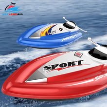 New Red/Blue Ship Radio Remote Control Boat Double Motor Mini RC Speedboat Toys Children Outdoor Racing Boats with Original Box