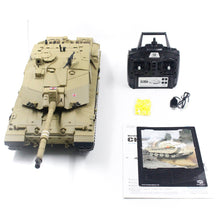 1:16 British Challenger Ⅱ Main Battle Tank 2.4G Remote Control Model Military Tank With Sound Smoke Shooting Effect