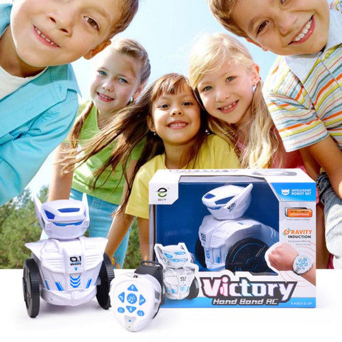 Remote Control Animal Education Children's Watch induction robot Vehicle Robot Assembly DIY Induction Robot Toy for Xmas Gift