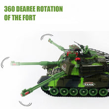 2.4GHZ Super Remote Control Tank Can Be Used To Launch Off-road Crawler Remote Control Car Boy Toy When Charging Battle