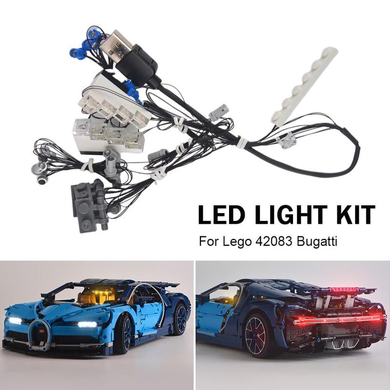 DIY Luminous Assembled Building Blocks LED Light Kit For LEGO 42083 Technical Series Racing Car Toys Building blocks Supplies