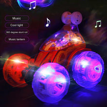 Remote Control Car Toys Off-road Vehicle 360 Degree Tumbling Stunt Car With Colorful Light Toys For Children