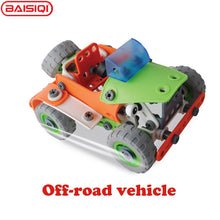 5 in 1 BAISIQI 6834 Intelligent Assembly tool set model Create DIY toy Screw block kit for 5-6-7-8-9 year old kid child boy