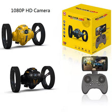 WiFi RC Prank Stunt i Toy High Speed Video Remote Control Jumping Car LED Headlight Smart Bounce Racer Christmas Gift Camera
