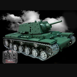 1:16 Soviet KV - 1 'S Heavy Tank 2.4G Remote Control Model Military Tank With Sound Smoke Shooting Effect 3 Edition