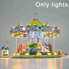 LED Light Kit For LEGO 10257 Carousel Educational Toys Lighting Bricks USB Port DIY Luminous Assembled Building Blocks Accessory