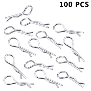 100pcs/pack Stainless Body Shell Clip Pin For HSP RC 1/16 Car Buggy Truck HSP Traxxas Vehicles Car Shell Latch
