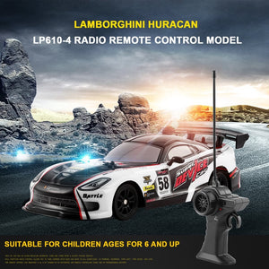 1/16 Waterproof 27MHz 4WD Drifting Remote Control Radio Controlled Car High Speed On Road Racing RTR RC Vehicle Toys