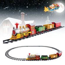 12pcs Classic Christmas Train Christmas Festival Child Gifts Decor Ornament Gift 2 STYLE Lights & Sounds
