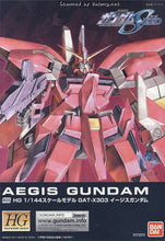 Original Gundam HG 1/144 Model GAT-X303 AEGIS GUNDAM Mobile Suit SEED DESTINY Kids Toys