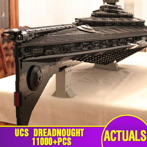 Star Toys Wars Building Blocks Compatible With Legoing UCS Dreadnought Star Destroyer Assembly Model Kits Kids Christmas Gifts