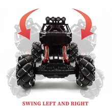 1:12 2.4G RC Car with Mecanum Wheel High Speed 4WD Drift Climbing Remote Control Stunt Car Deformation Off-Road Vehicle Toy