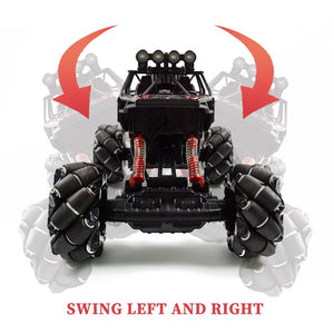 1:12 2.4G RC Car with Mecanum Wheel High Speed 4WD Drift Climbing Remote Control Stunt Car Deformation Off-Road Vehicle Toy