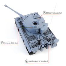 1:16 German Tiger Heavy Tank 2.4G Remote Control Model Military Tank With Sound Smoke Shooting Effect - Basic Edition