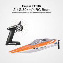 2019 Feilun FT016 RC Boat 30km/h High Speed Racing Remote Control Flipped Water Cooling Boat Electric Toy as Gift for Kids NEW