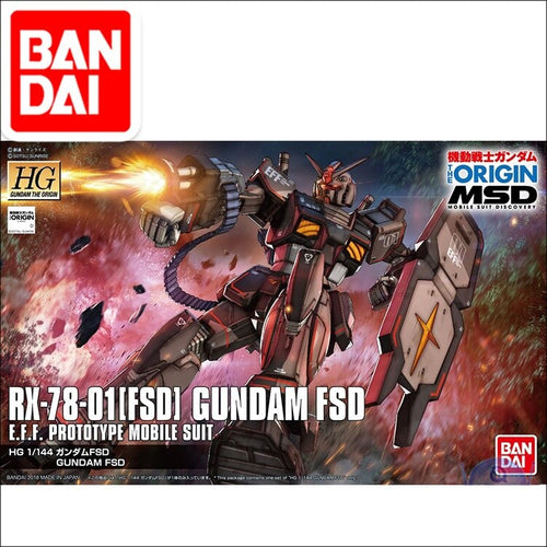 Original Gundam HG 1/144 Model RX-78-01[FSD] GUNDAM FSD LOCAL TYPE Mobile Suit THE ORIGIN GTO Kids Toys
