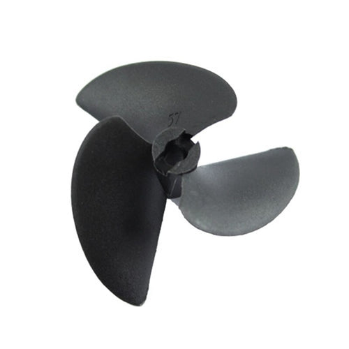 1 Set 3 Blade Nylon Propeller P1.4 Dia 47mm 52mm 55mm 57mm For 3/16 Shaft RC Boat