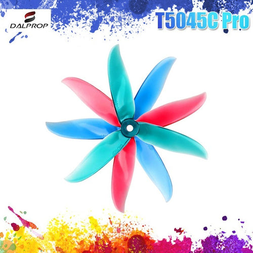 12Pair 24PCS Upgraded DALPROP CYCLONE T5045C Pro 5045 5x4.5x3 3-blade POPO Propeller CW CCW for RC Drone FPV Racing