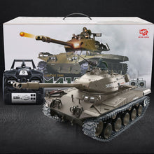 1:16 American Walker Bulldog A41A3 Light Tank 2.4G Remote Control Model Military Tank Sound Smoke Shooting Effect Metal Upgraded