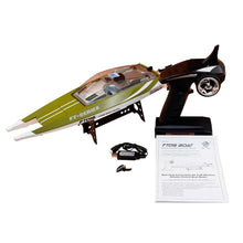 FT016 2.4G 30km/h Wireless High Speed RC Racing Boat Toy for Kids Adults