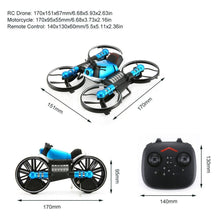 2 in 1 Deformation RC Folding Motorcycle 2.4G WIFI Remote Control Motor Bike Folding 4 Axis 0.3MP WiFi camera Drone
