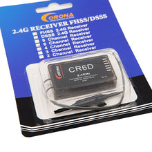 Corona CR3D/CR4D/CR6D/CR8D 2.4Ghz 3CH ~ 8CH Receiver (V2 DSSS) compatible with CT8Z/CT8J/CT8F for RC air plane fix wing drones