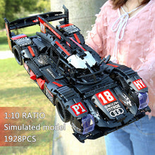 Yeshin Technic Car Model The MOC Legoing R18 Speed Race Motor Car Set Assembly Car Model Kids Christmas Gift Building Blocks Kit