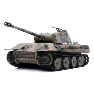 1set 1:16 German Leopard Heavy Tank 2.4G Remote Control Model Military Tank With Sound Smoke Shooting Effect