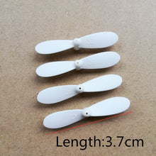 Free Shipping 4PCS 3.7cm 4cm 4.2cm 0.8mm Hole Propellers for H49 SOL Mini RC Drone Spare Parts Blade Props h49wh Accessories