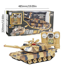 Kids 778-1/2/3/4 Simulation 1:24 RC Battle Tank Toys Crawler Light Remote Control Heavy Machine Tanks Toys For Children Gift