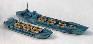 Paper Model 1:400 Husky No. Transport Ship Five Landing Ships Sicily Landing Battle Scene Military Fans