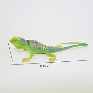 12pcs Model lizard toy Reptile Simulation plastic forest wild animal model toys ornaments PVC figurine home decor Gift For Kids