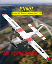 DIY RC Plane Toy Remote Control Glider FX-801 Rc Airplane Cessna 182 DIY EPP Craft Foam Electric Outdoor Fixed Wing Aircraft