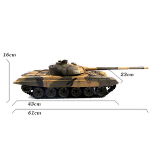 1:16 Russian T90 Main Battle Tank 2.4G Remote Control Model Tank With Sound Smoke Shooting Effect - Basic Edition