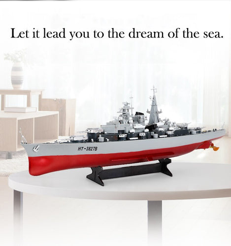 Super-large remote control ship battleship electric ship model child boy toy remote control ship Hengtai 3827B