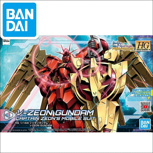 Original Gundam Model HG 1/144 V-ZEON V ZEON GUNDAM NT Mobile Suit Kids Toys