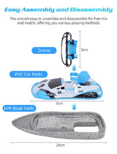 gw123 RC Mini Drone Boat Car Triphibian Vehicle Helicopter Dron Quadrocopter Remote Control Toys for Boys Girls Nano Dron