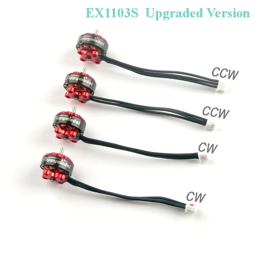 Happymodel Upgraded EX1103S 1103 7000KV 2-3S Brushless Motor for RC Drone FPV Racing Toothpick Mobula7 Larva X BetaFPV