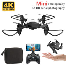 2019 New Original Mini Drone Folding UAV RC Drone with 4K HD Video Camera 4-axis dron RC Quadcopter kids Helicopter drones toys