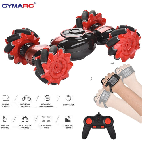 LH-C019S Remote Control Stunt Car Gesture Sensor Control RC Car Off-Road Vehicle Double Side Driving Stunt Car for Kids