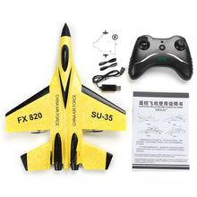RC Plane Toy EPP Craft Foam Electric Outdoor RTF Radio Remote Control SU-35 Tail Pusher Quadcopter Glider Airplane Model for Boy