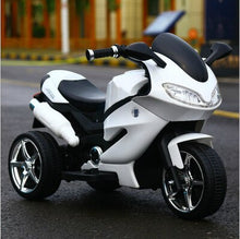 Children's electric motorcycle tricycle large toy car can sit baby battery boys and girls remote control baby carriage